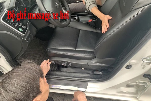 Độ ghế massage xe hơi